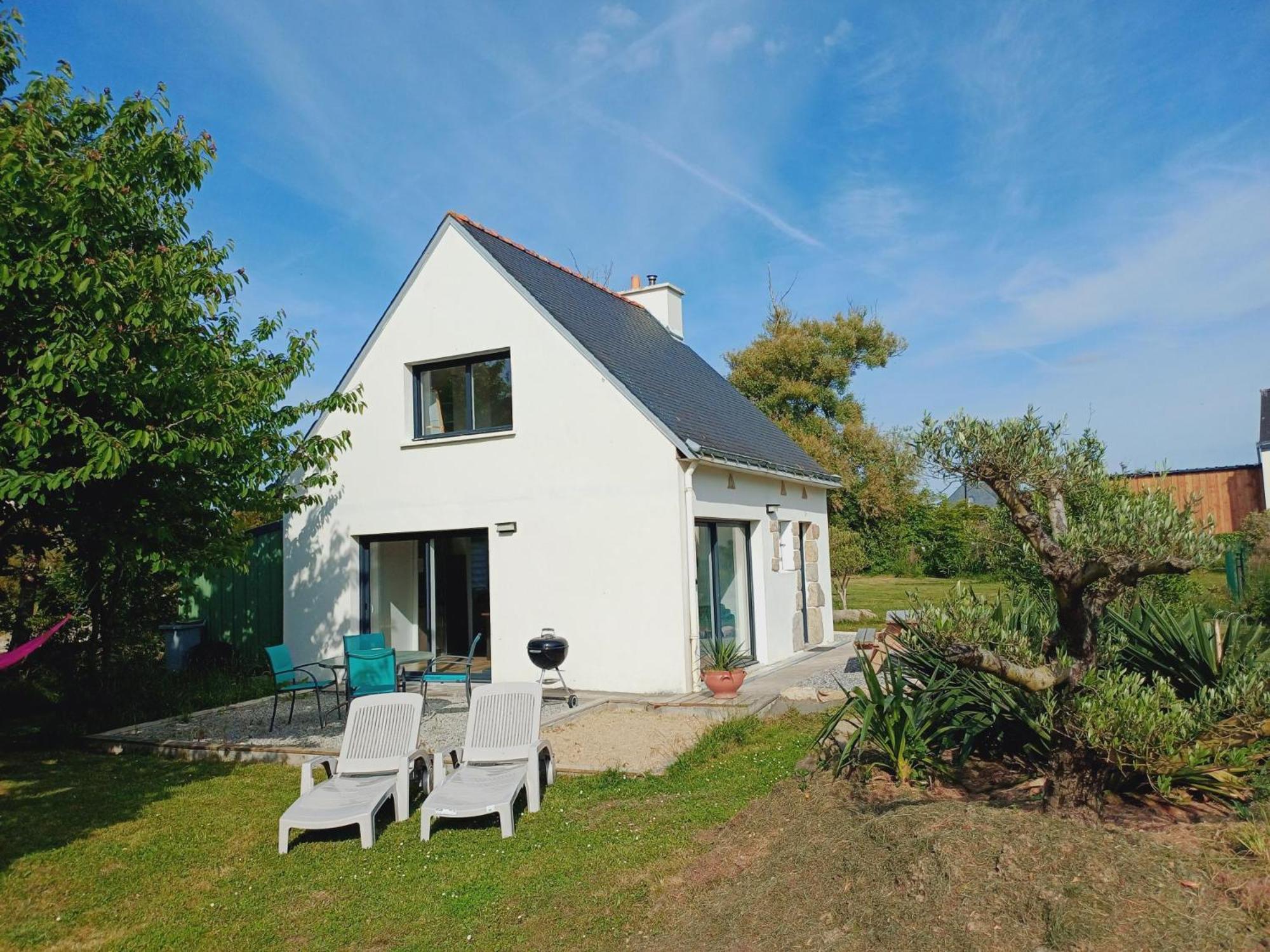 Maison De Vacances 4 Pers Avec Jardin Privatif A 1Km Plage Lines Et 300M De La Mer De Gavres - Ar Pil Jadur Plouhinec  ภายนอก รูปภาพ